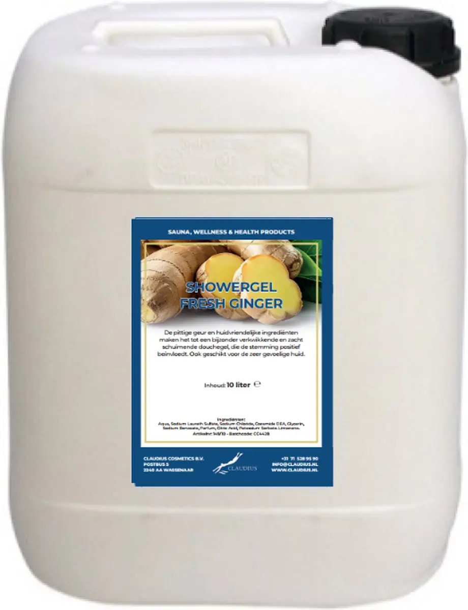 Splashbox Cosmetics Douchegel Fresh Ginger 10L