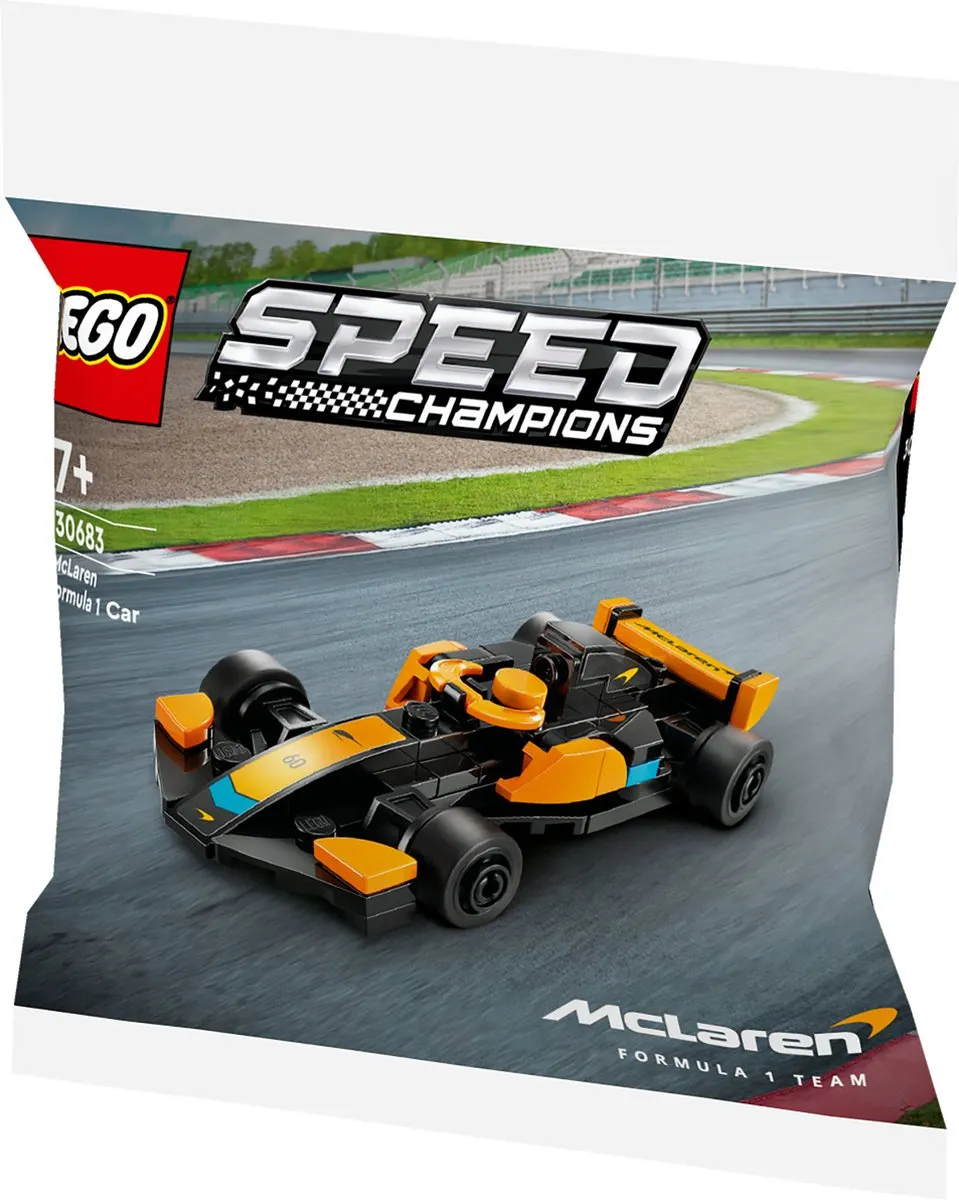 LEGO Speed Champions 30683 McLaren Formule 1 Auto - 58 Stukken - afbeelding 3 van 6