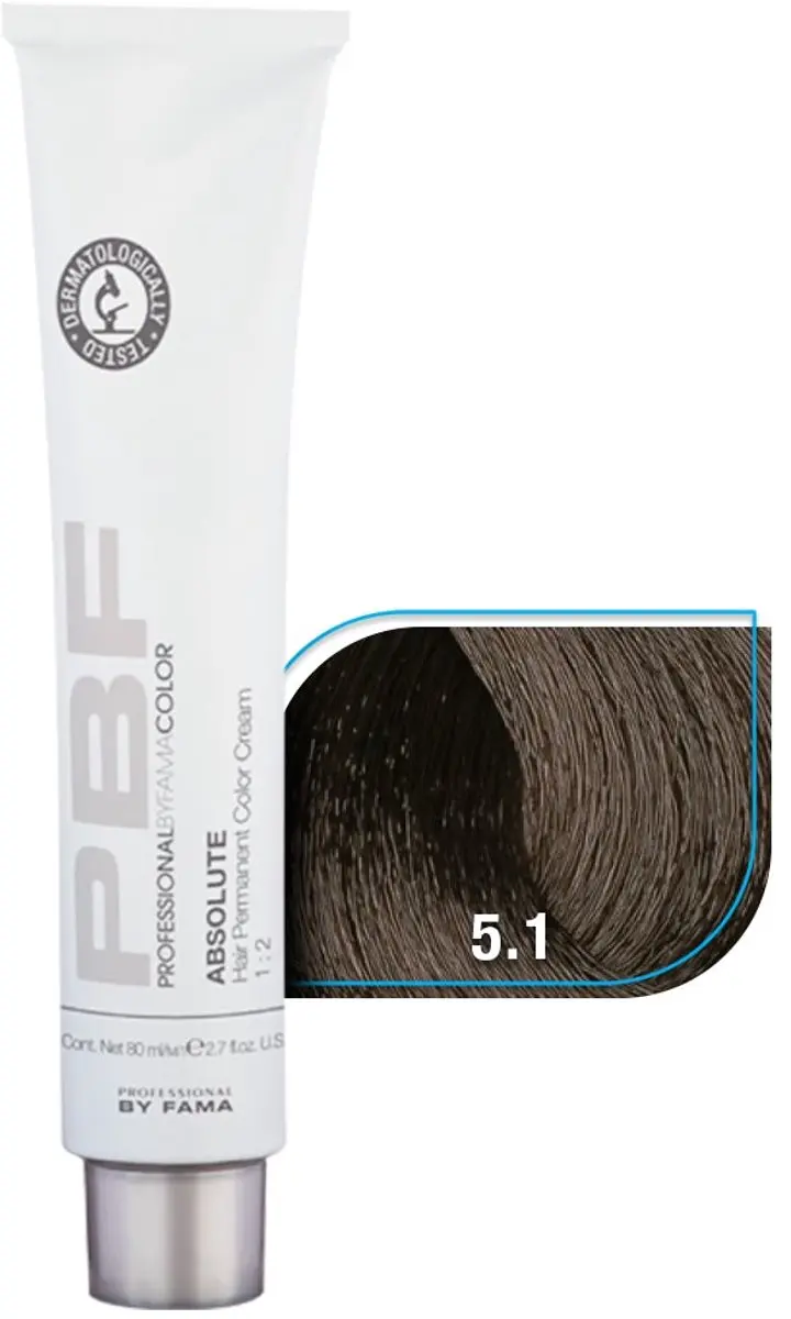 By Fama Color Absolute Natural Cenizo Tinte 5.1
