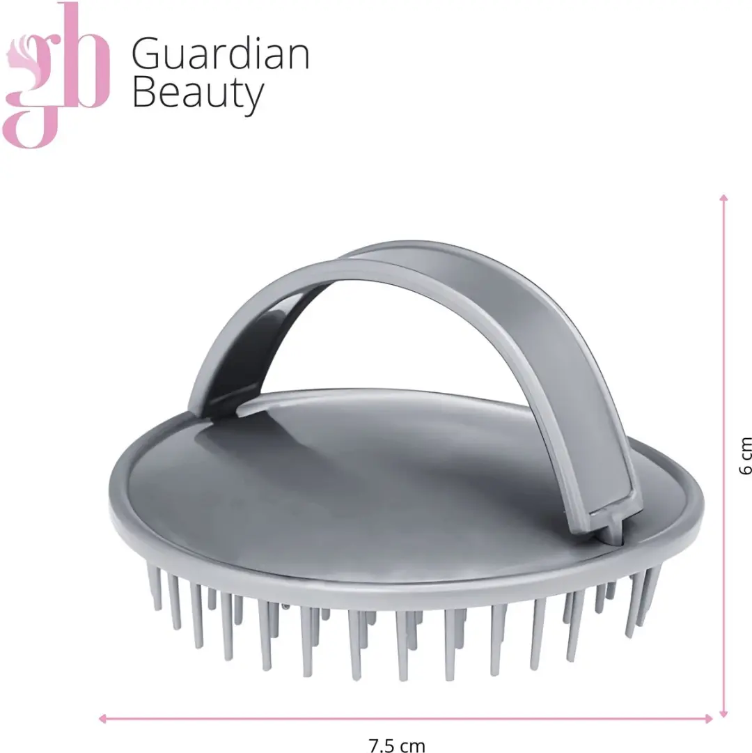 Guardian Beauty Hoofdhuidmassager - 2 Stuks - Siliconenborstel Grijs