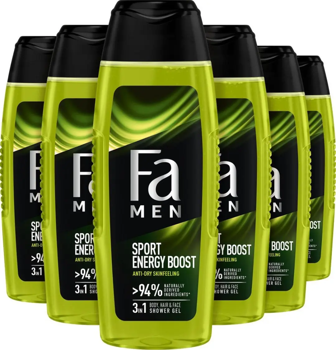 Fa Men Sport Energy Boost Douchgel 6x 250ml