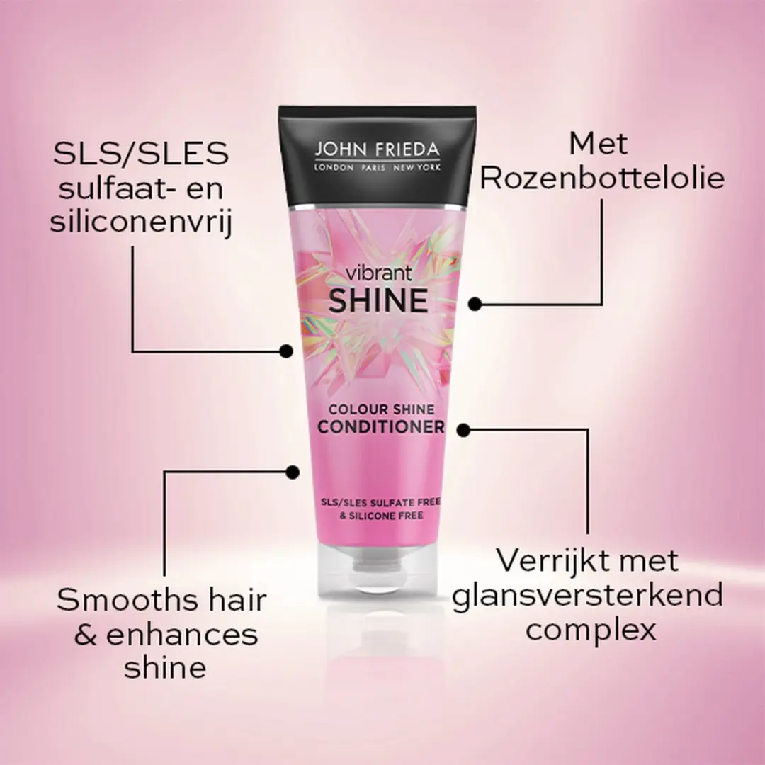 John Frieda Vibrant Shine Conditioner 250ml