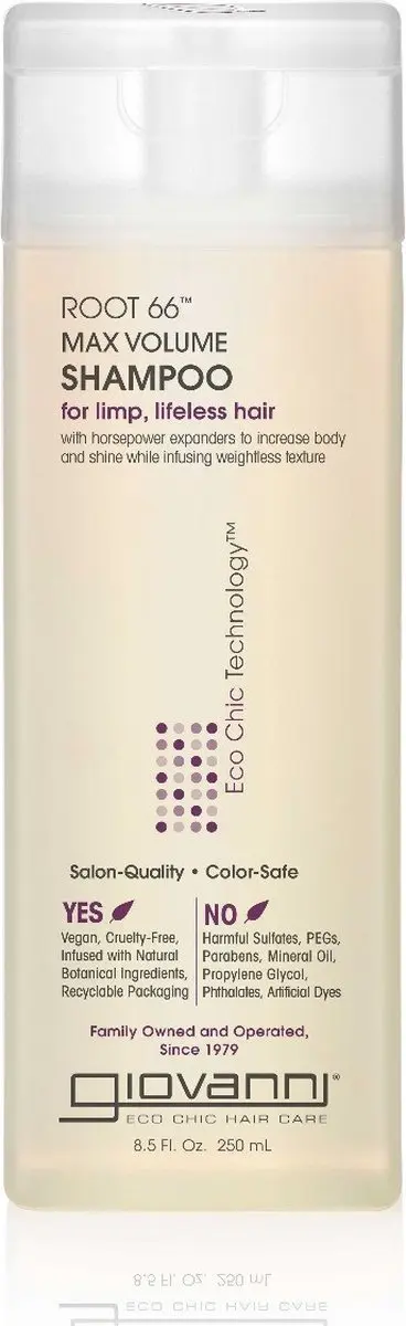 Giovanni Root 66 Max Volume Shampoo 250ml