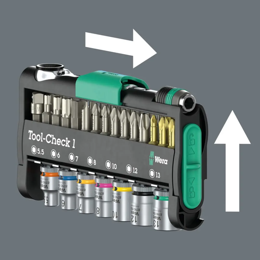 Wera Tool-Check 1 Bit-/Steckschlüsselset 38-delig