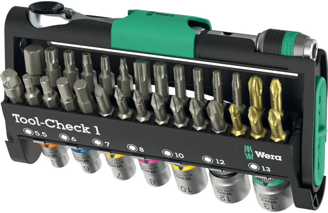 Wera Tool-Check 1 Bit-/Steckschlüsselset 38-delig