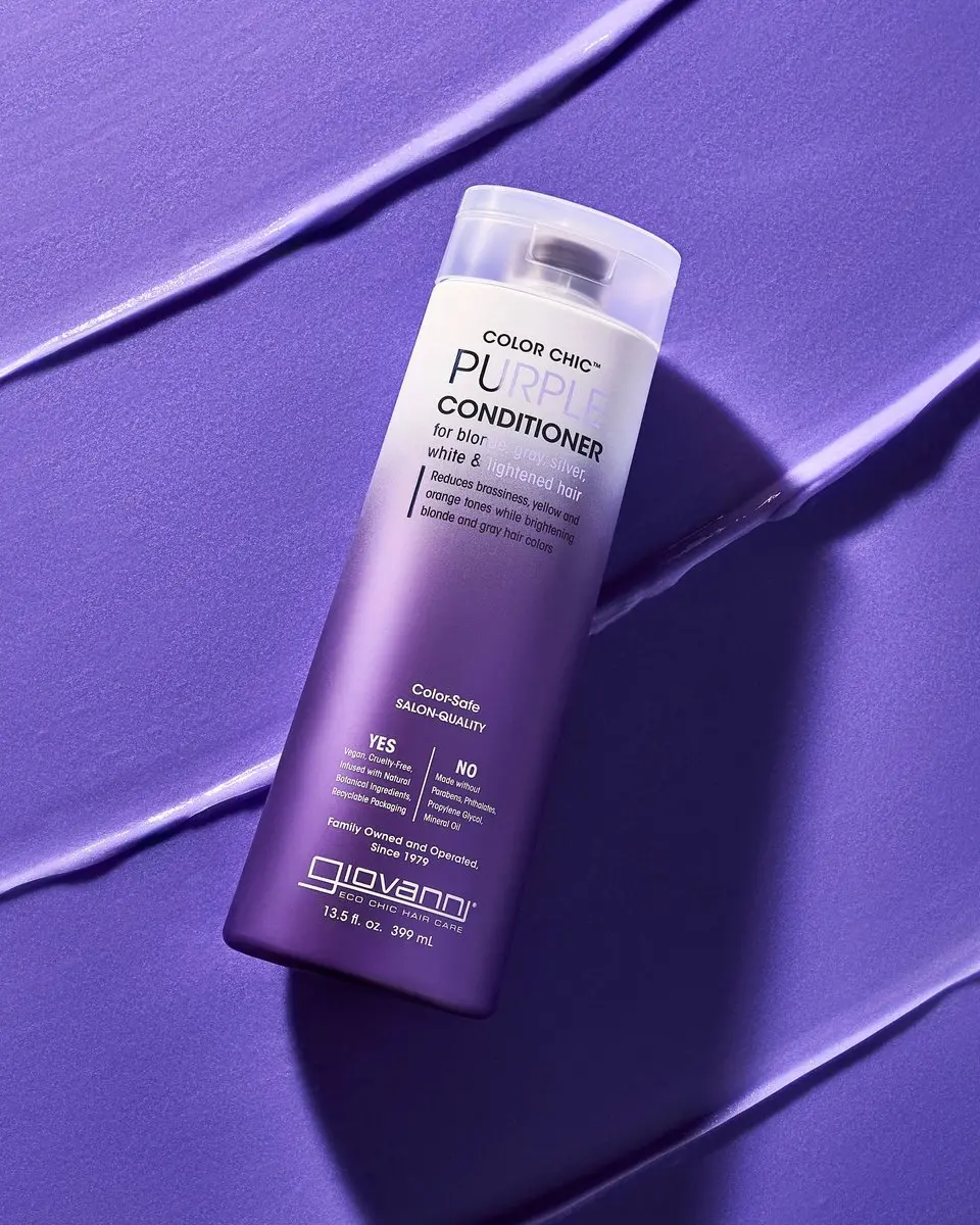 Giovanni Cosmetics Color Chic Purple Conditioner 399ml - Blond
