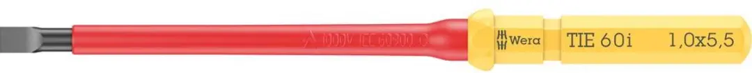 Wera VDE Wisselbit Platte Schroevendraaier 5.5x154mm