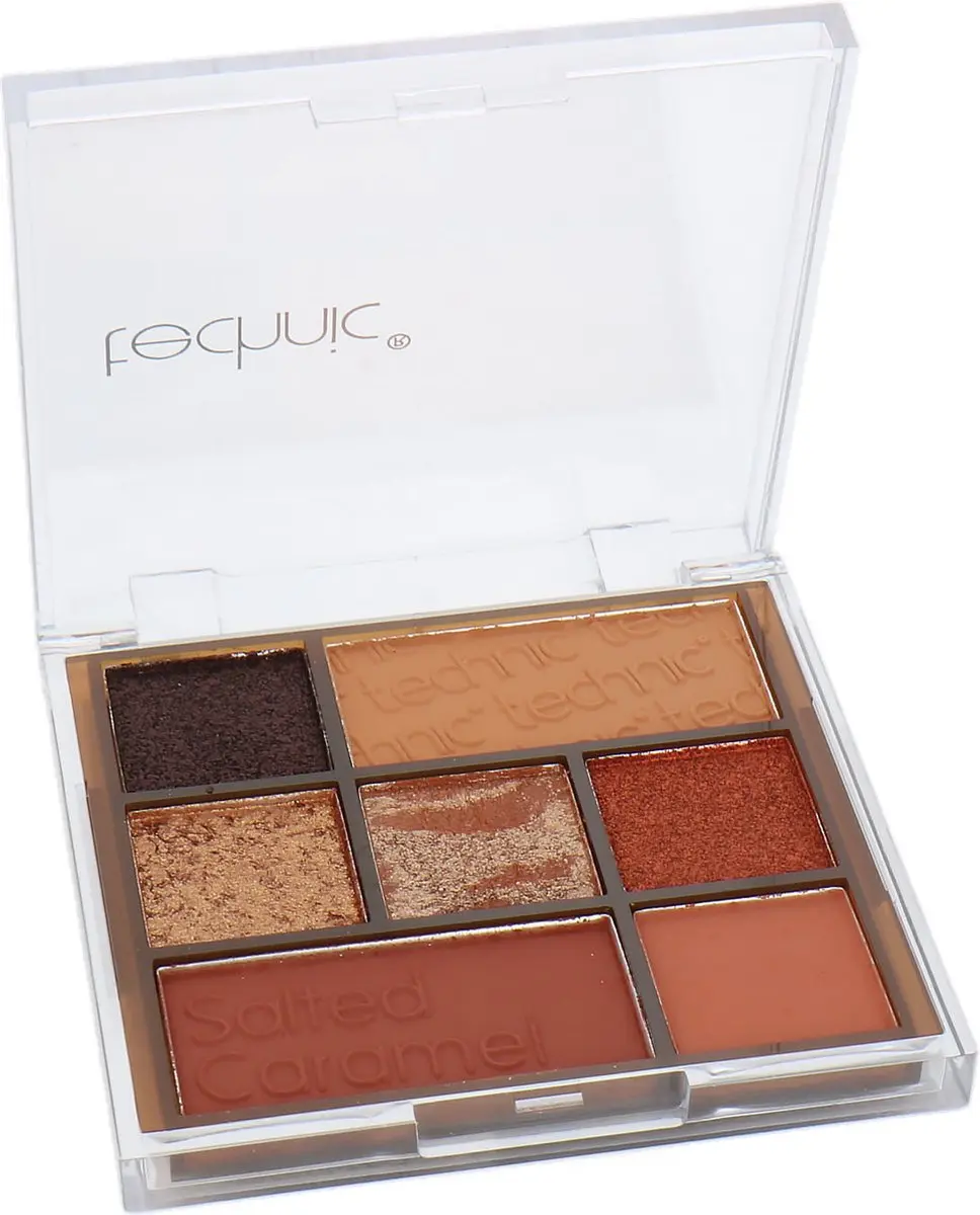 Technic Pressed Pigment Oogschaduw Palette Salted Caramel