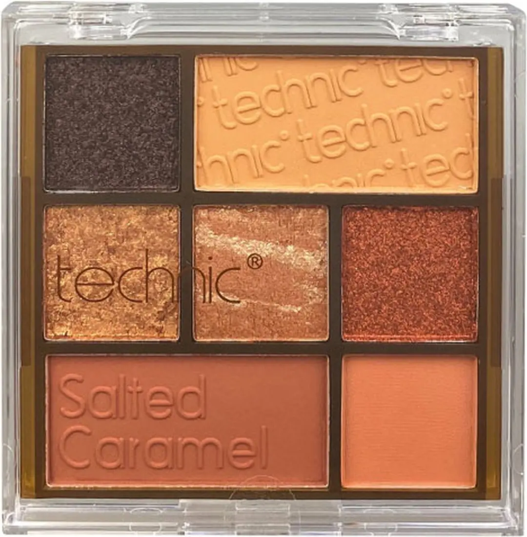 Technic Pressed Pigment Oogschaduw Palette Salted Caramel - 6.75 g