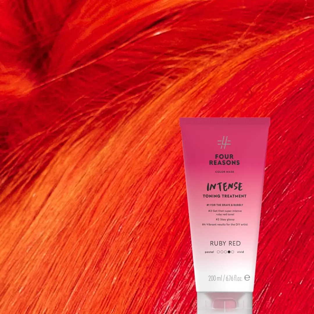 Four Reasons Color Mask Intense Toning Treatment Ruby Red 200ml