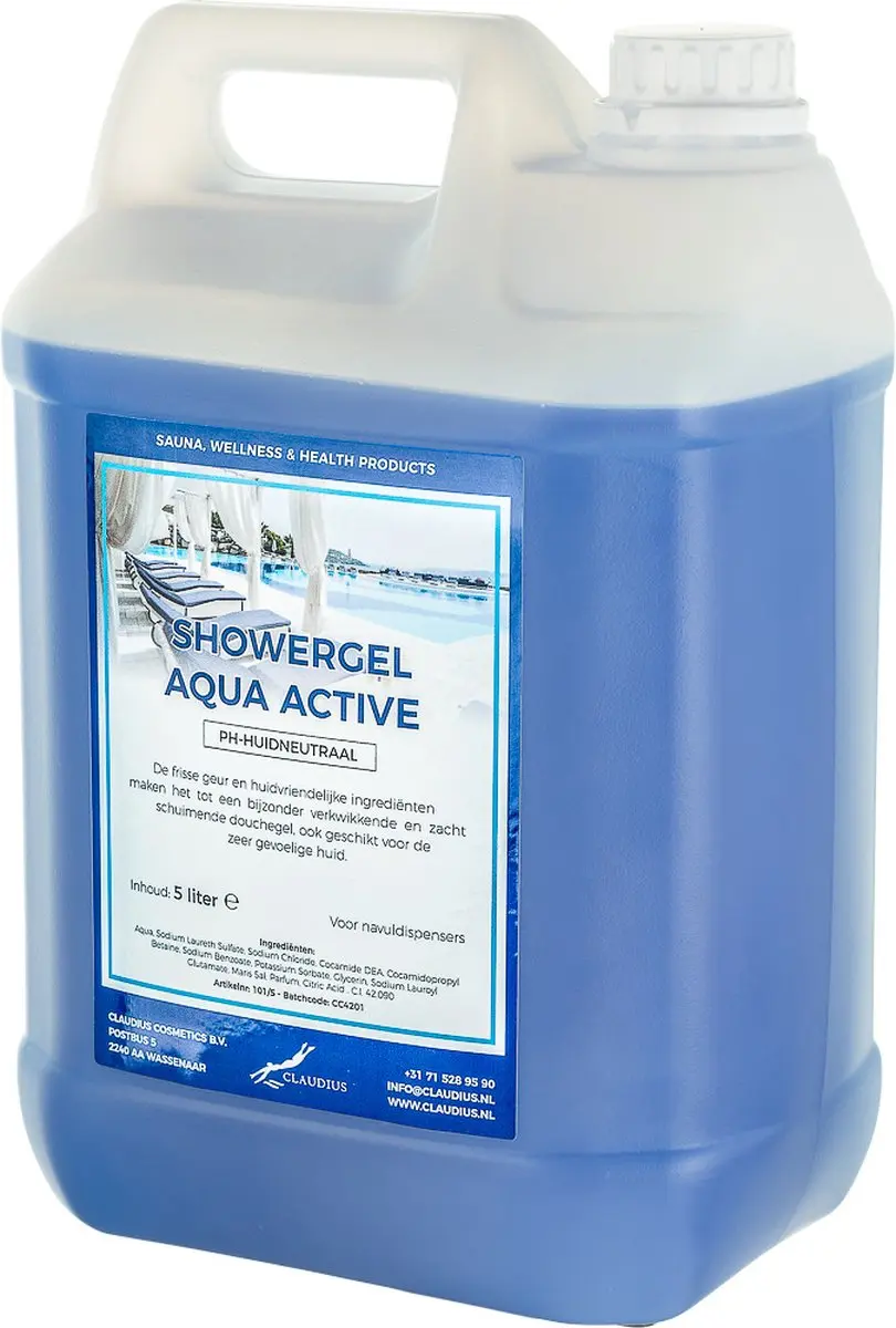 Splashbox Cosmetics Douchegel Aqua Active 5L
