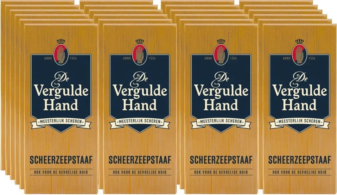 Vergulde Hand Scheerzeep Staaf