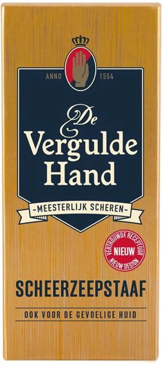 Vergulde Hand Scheerzeep Staaf - 24 Stuks (24x75g)
