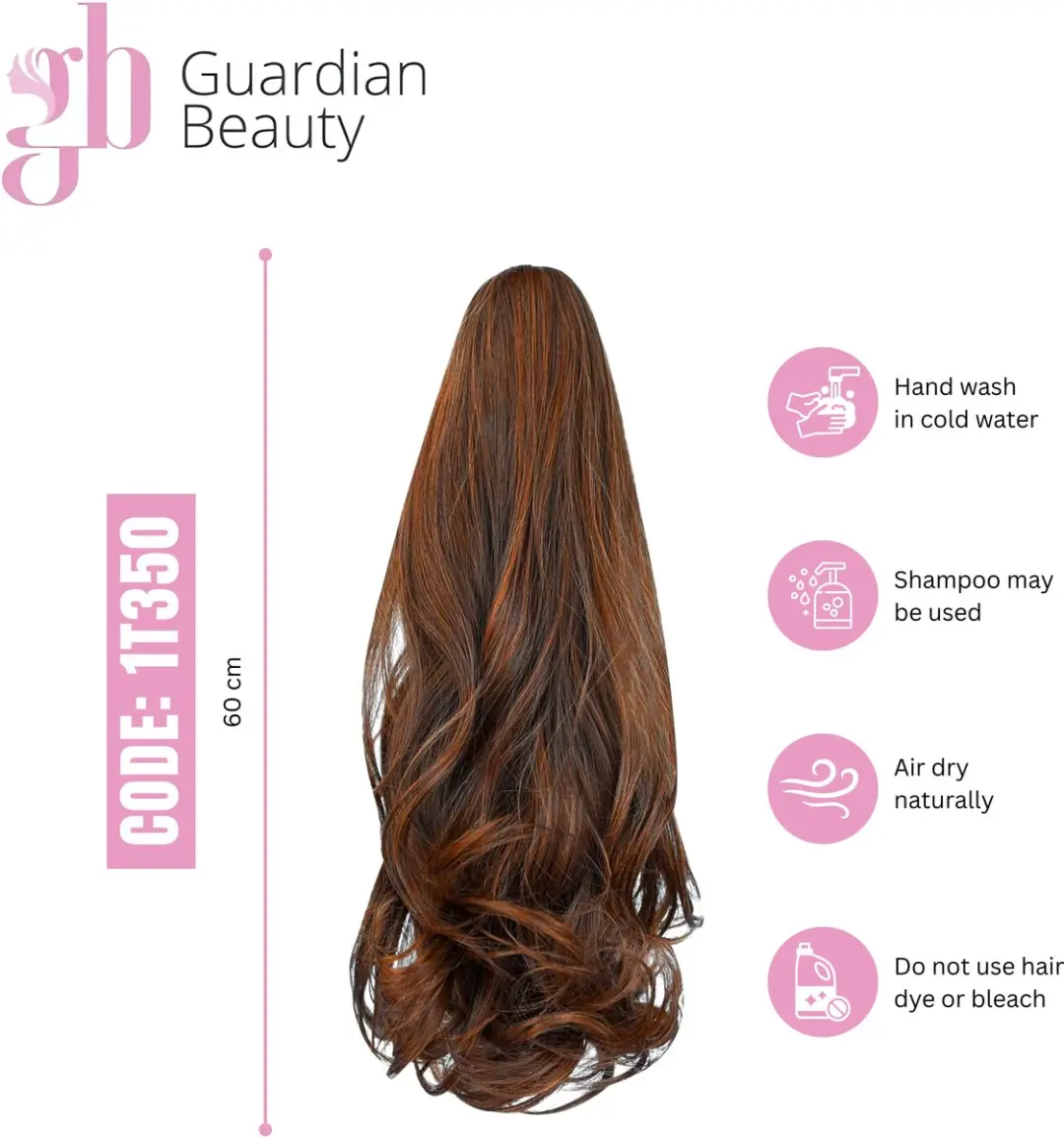 Guardian Beauty Paardenstaart Extensions 1T350 - Clip-in - 60cm