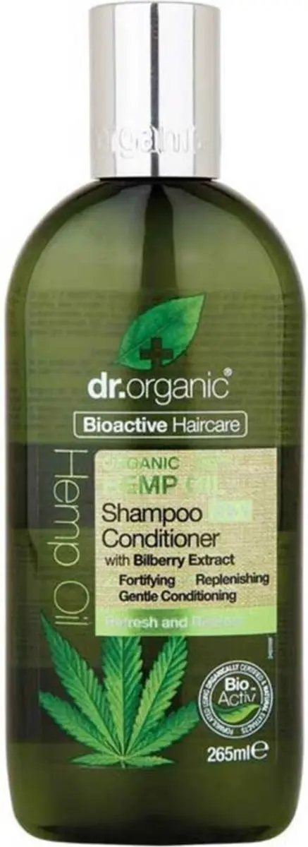 Dr. Organic Hennepolie Shampoo & Conditioner 265ml