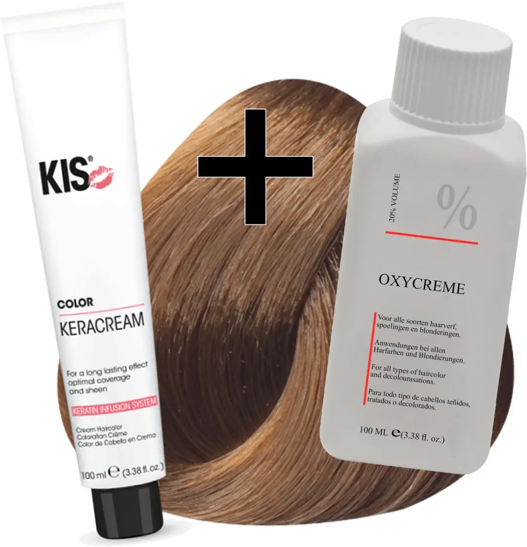 KIS Haarverfset 7T Licht Tabak 100ml