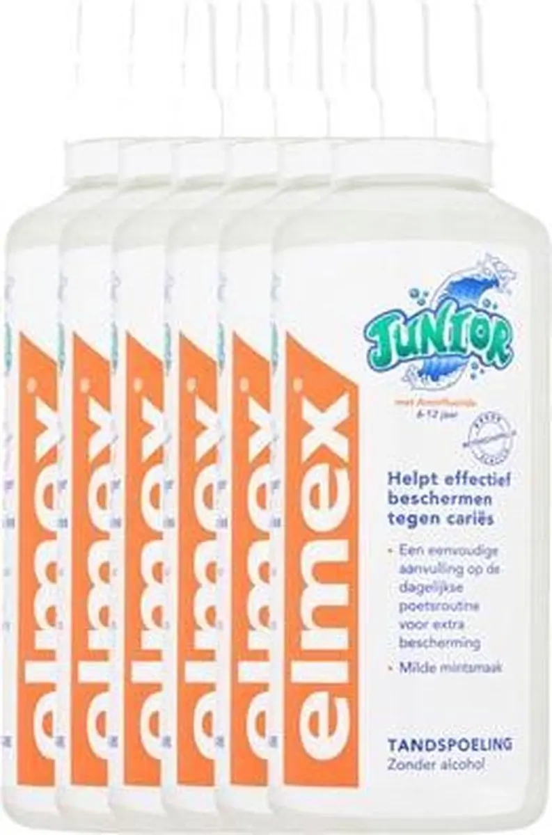Elmex Junior Mondspoeling 6x500ml