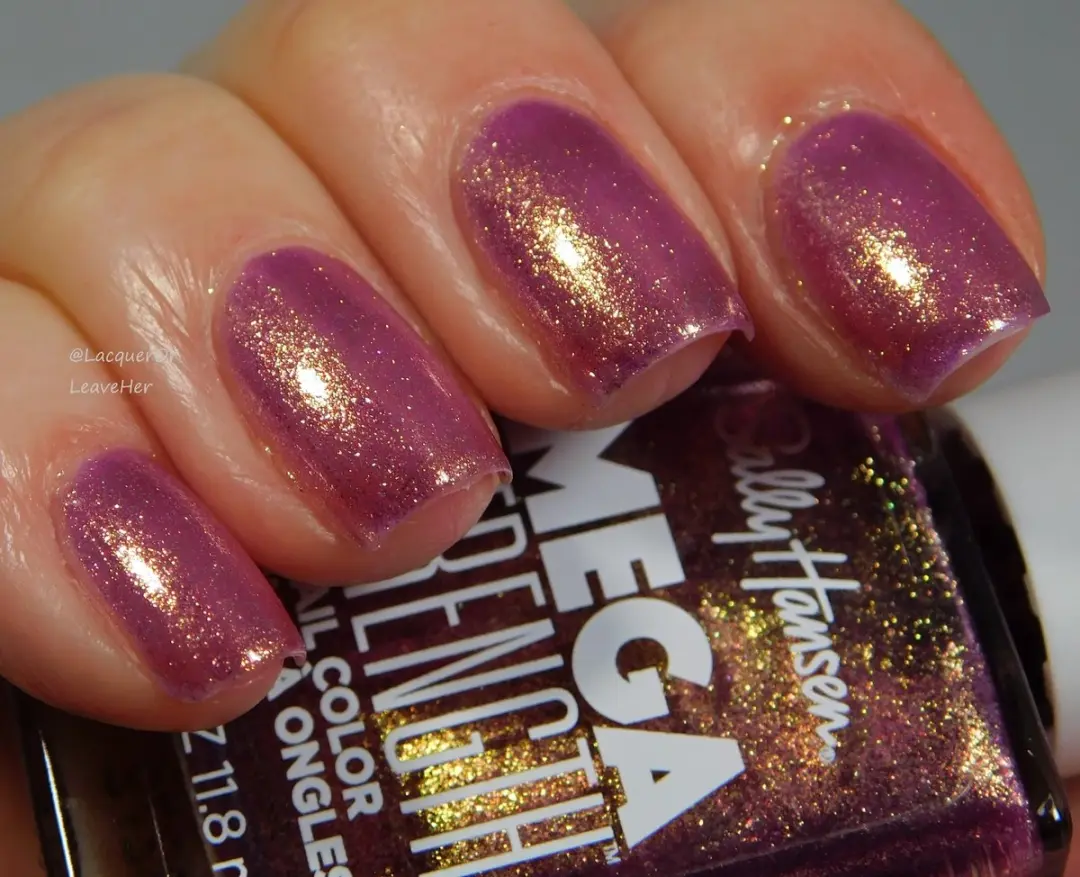 Sally Hansen Mega Strength Ultra Shine Nagellak 052 - Roze/Goud - 11.8ml
