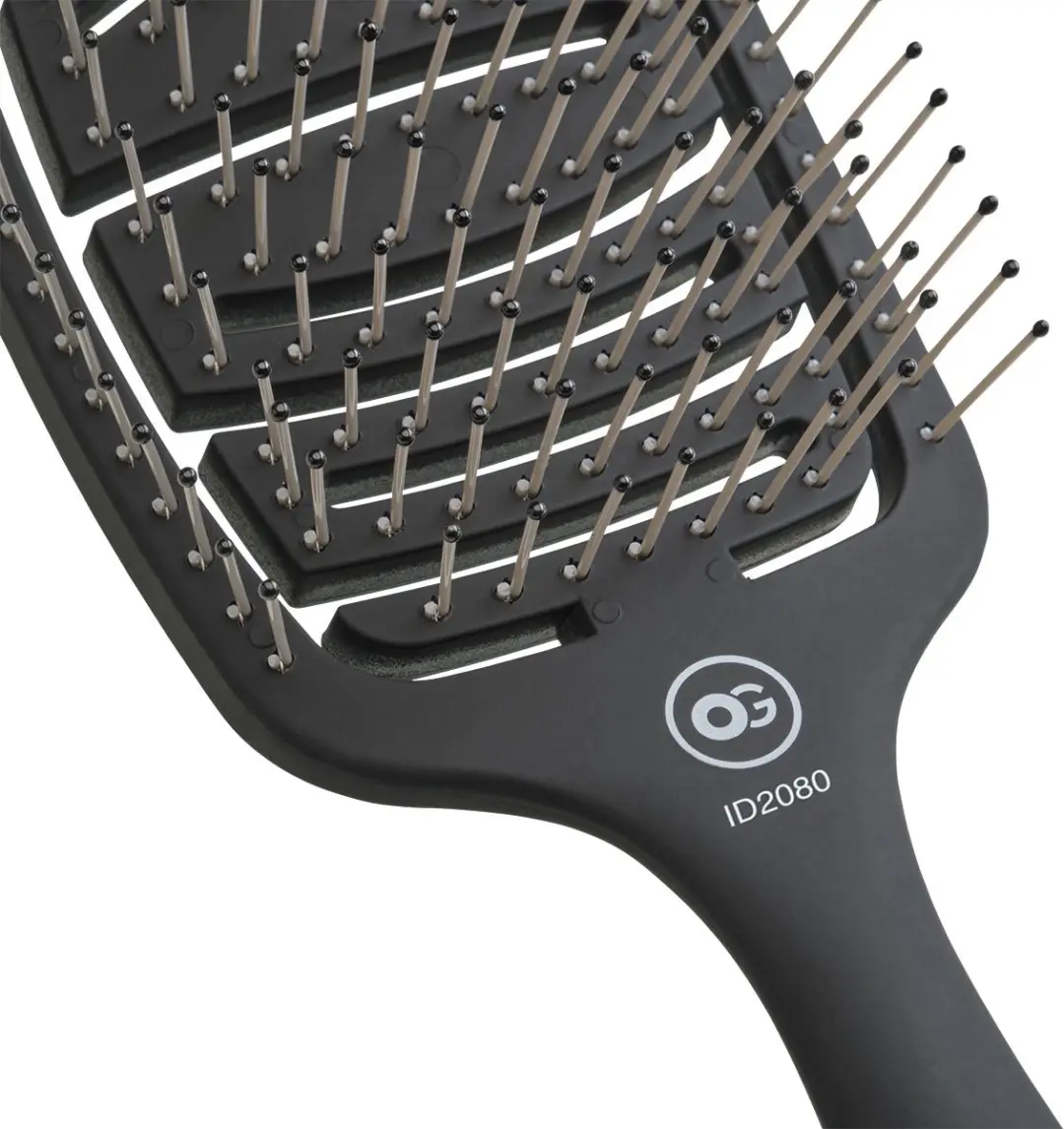 Olivia Garden Care Flex Haarborstel - Zwart