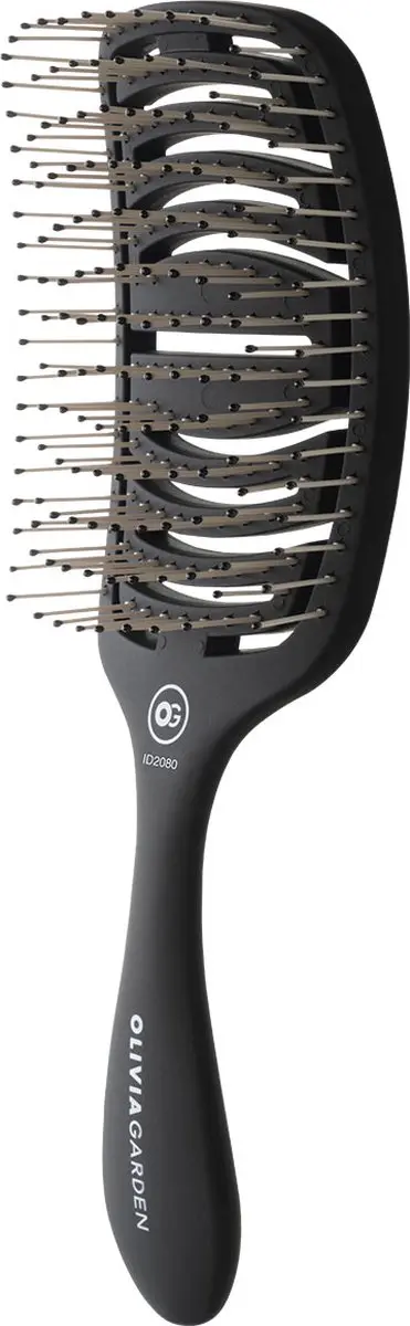 Olivia Garden Care Flex Haarborstel - Zwart