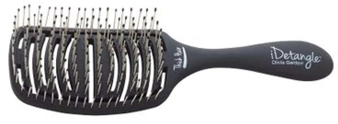 Olivia Garden Care Flex Haarborstel - Zwart