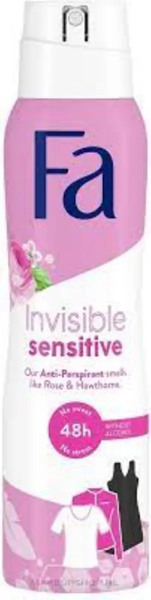Fa Deospray Invisible Sensitive 450ml - 3 Stuks