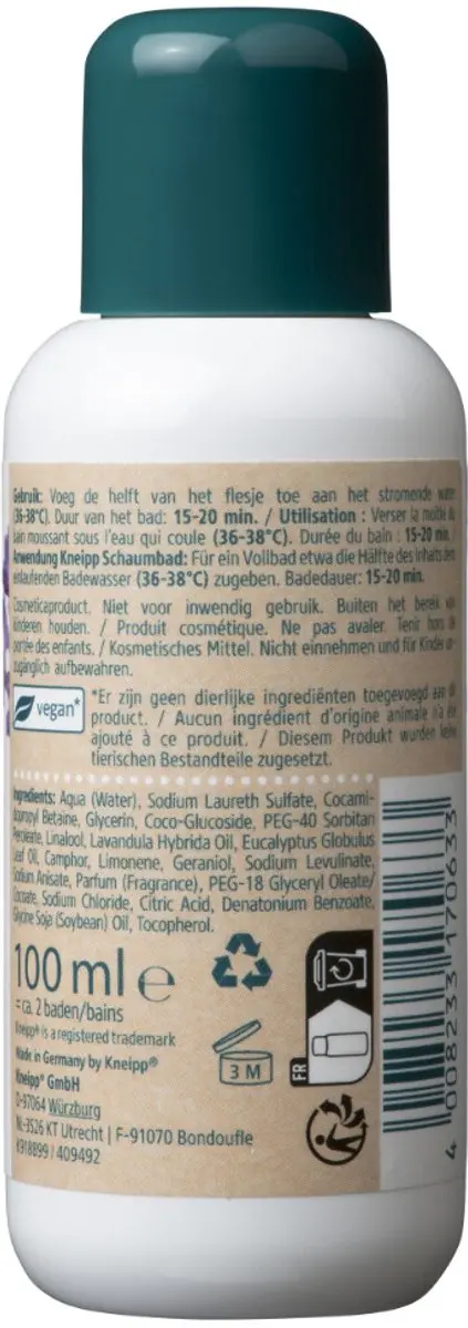 Kneipp Mini Badschuim Relaxing 100ml