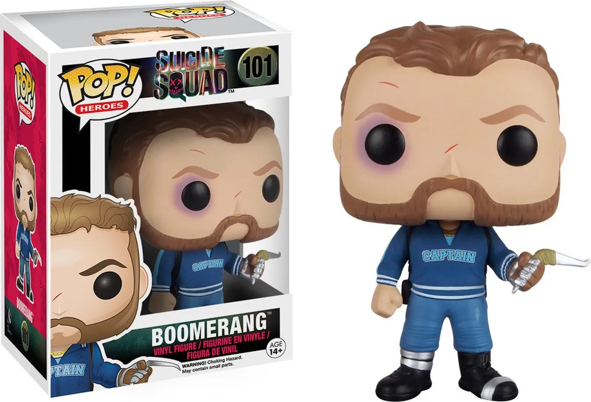 Funko POP Movies Suicide Squad Boomerang - Bonte kleuren
