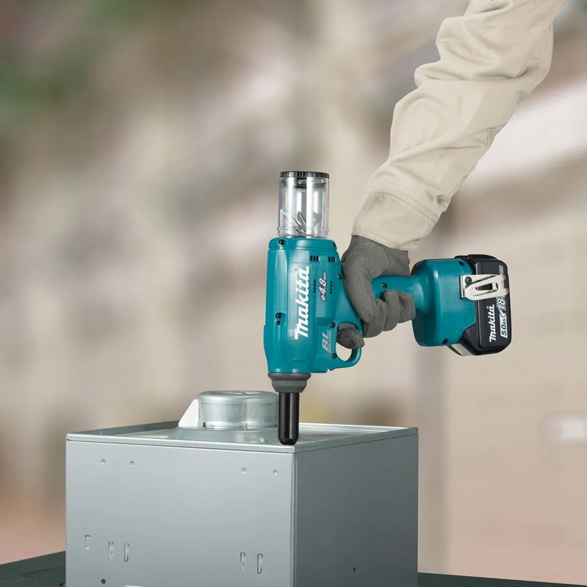 Makita DRV150ZJ Blindklinknageltang 18V