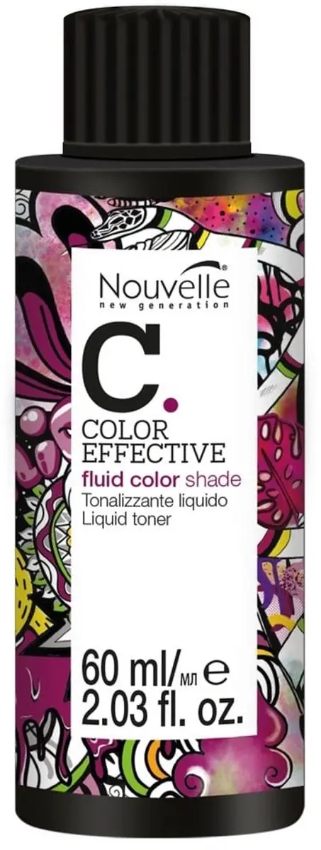 Nouvelle Color Effective Fluid 5.34 Light Copper Golden Brown 60ml