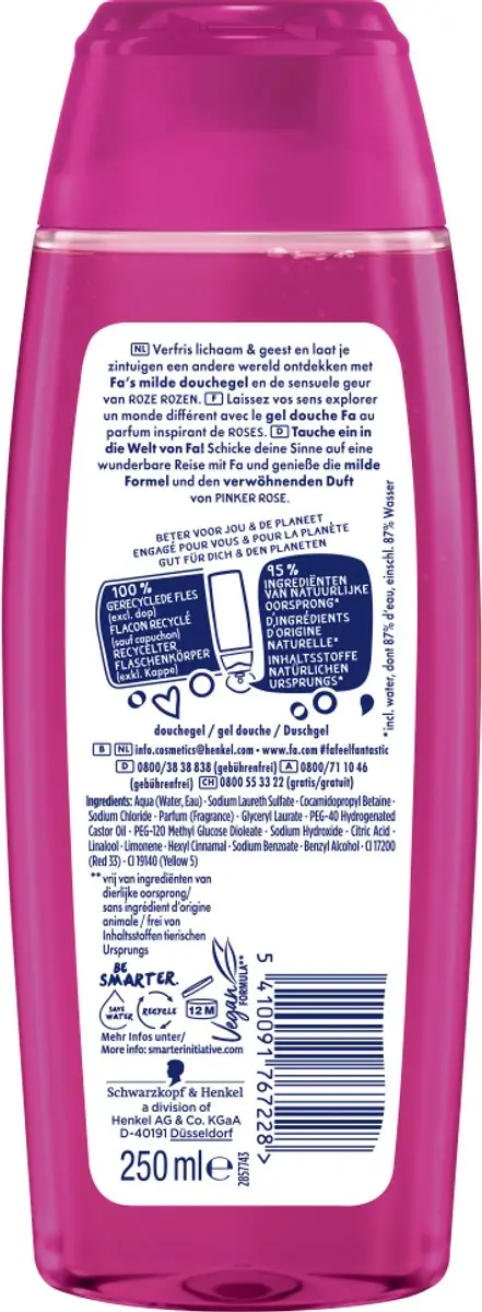 Fa Shower Pink Passion Douchegel 250ml