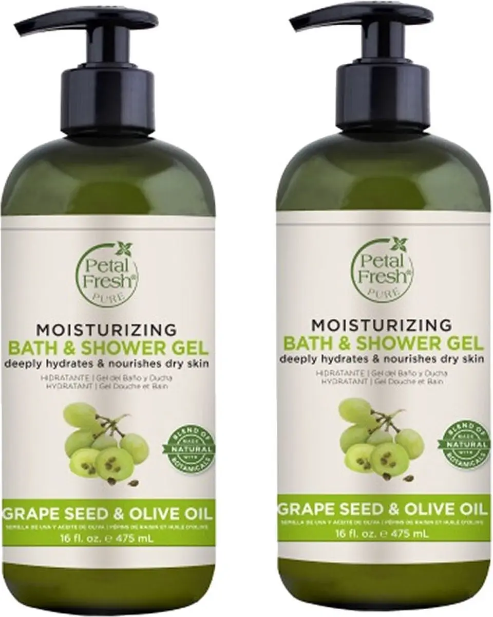 Petal Fresh Bath & Shower Gel Druivenpit & Olijfolie