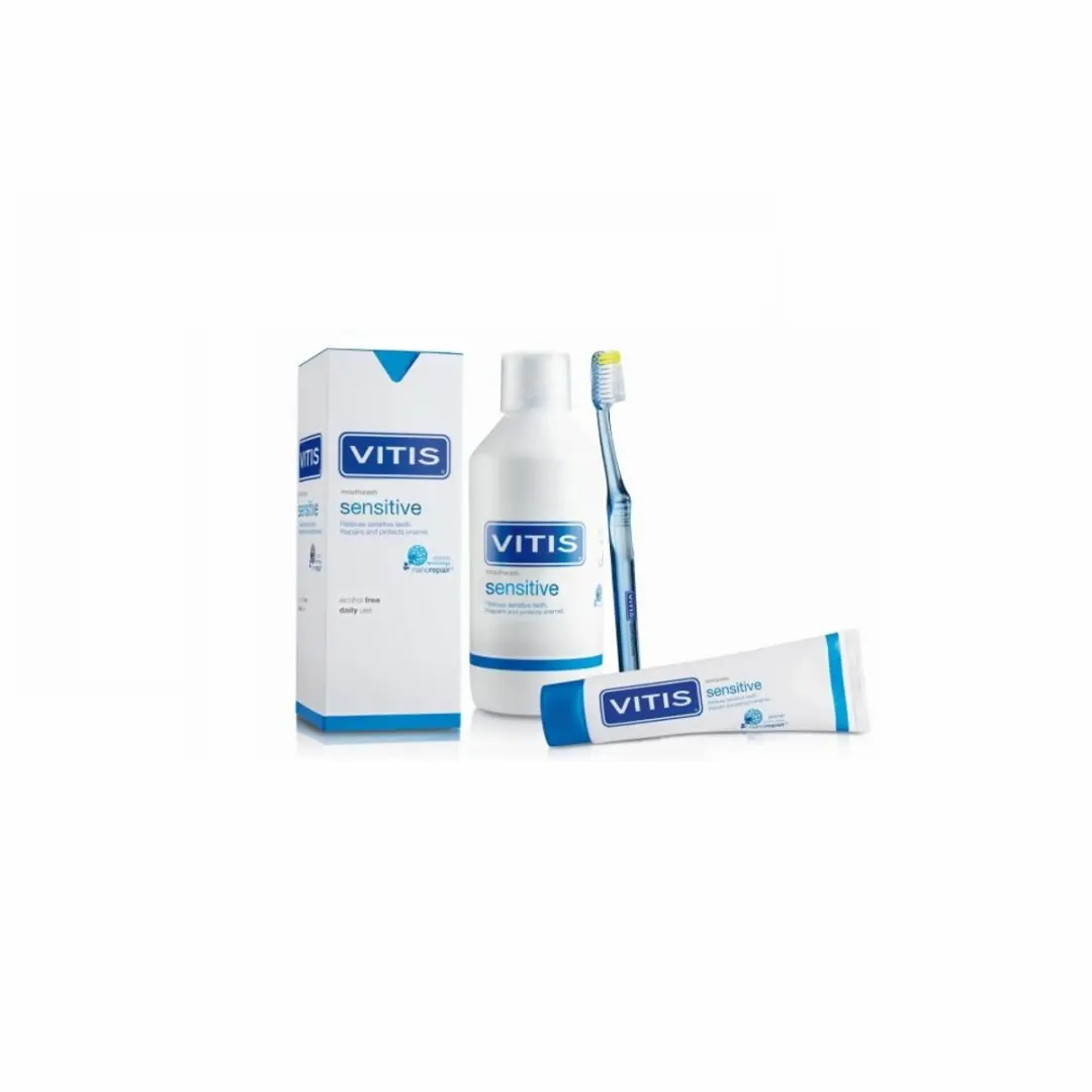 Vitis Sensitive Tandpasta 75ml - 4 Stuks