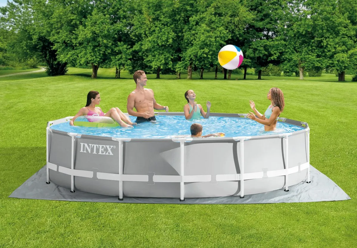 Intex Prism Frame Opzetzwembad 457x107cm - 14.614L - 26724GN - afbeelding 6 van 11