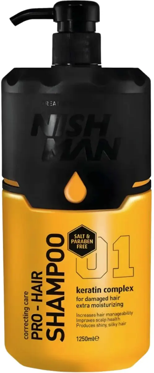 Nishman Pro Hair Shampoo Keratin Complex 1250ml
