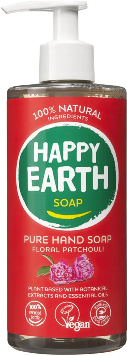Happy Earth Handzeep Floral Patchouli 300ml