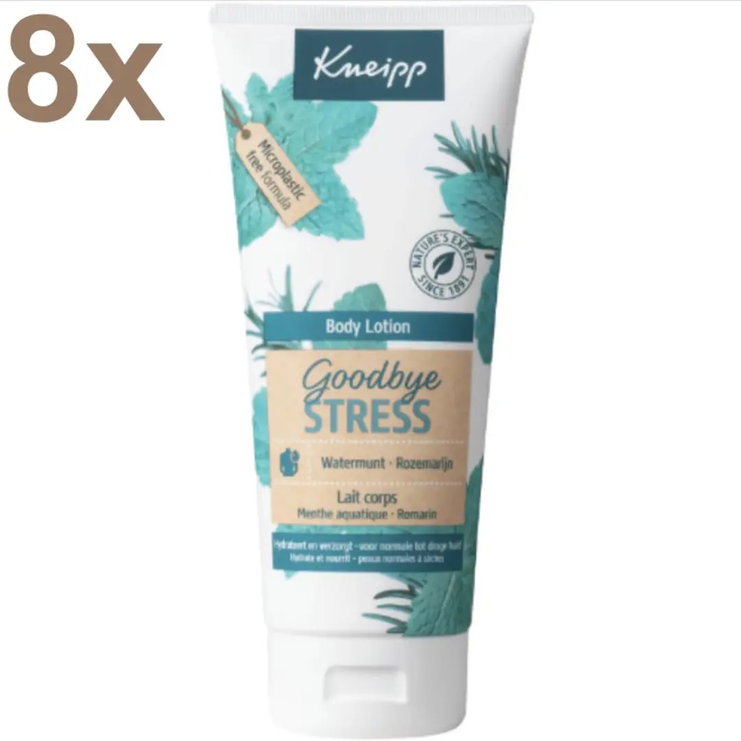 Kneipp Goodbye Stress Bodylotion 600ml - 8 Stuks