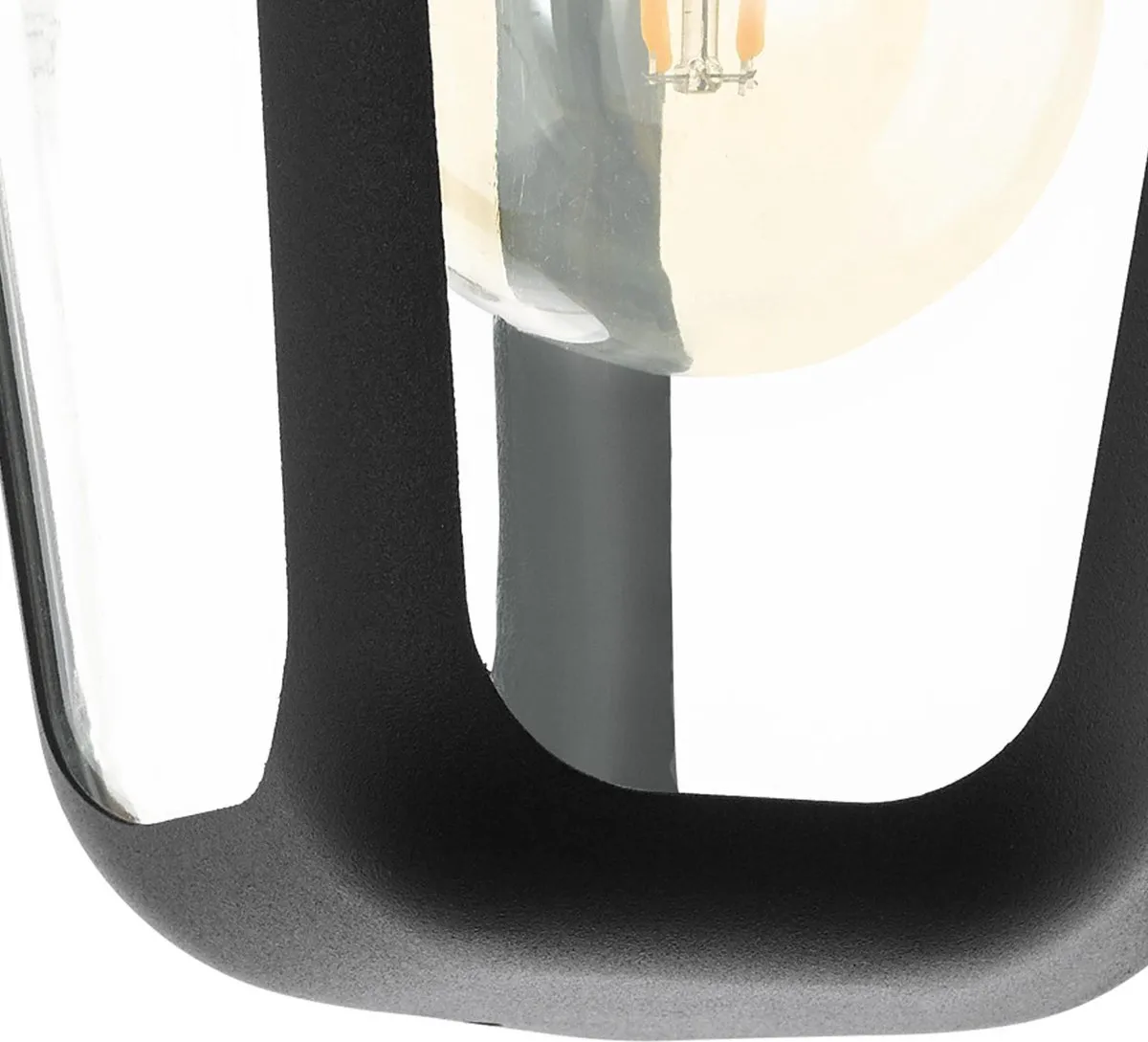 Eglo Monreale Wandlamp E27 - IP44 - Zwart