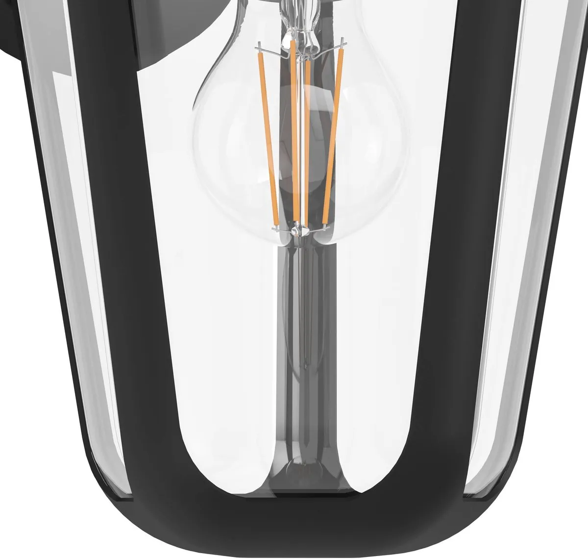 Eglo Monreale Wandlamp E27 - IP44 - Zwart