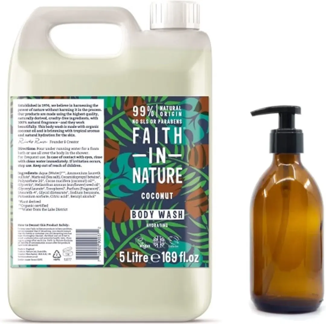 Faith In Nature Coconut Body Wash Refill 5L