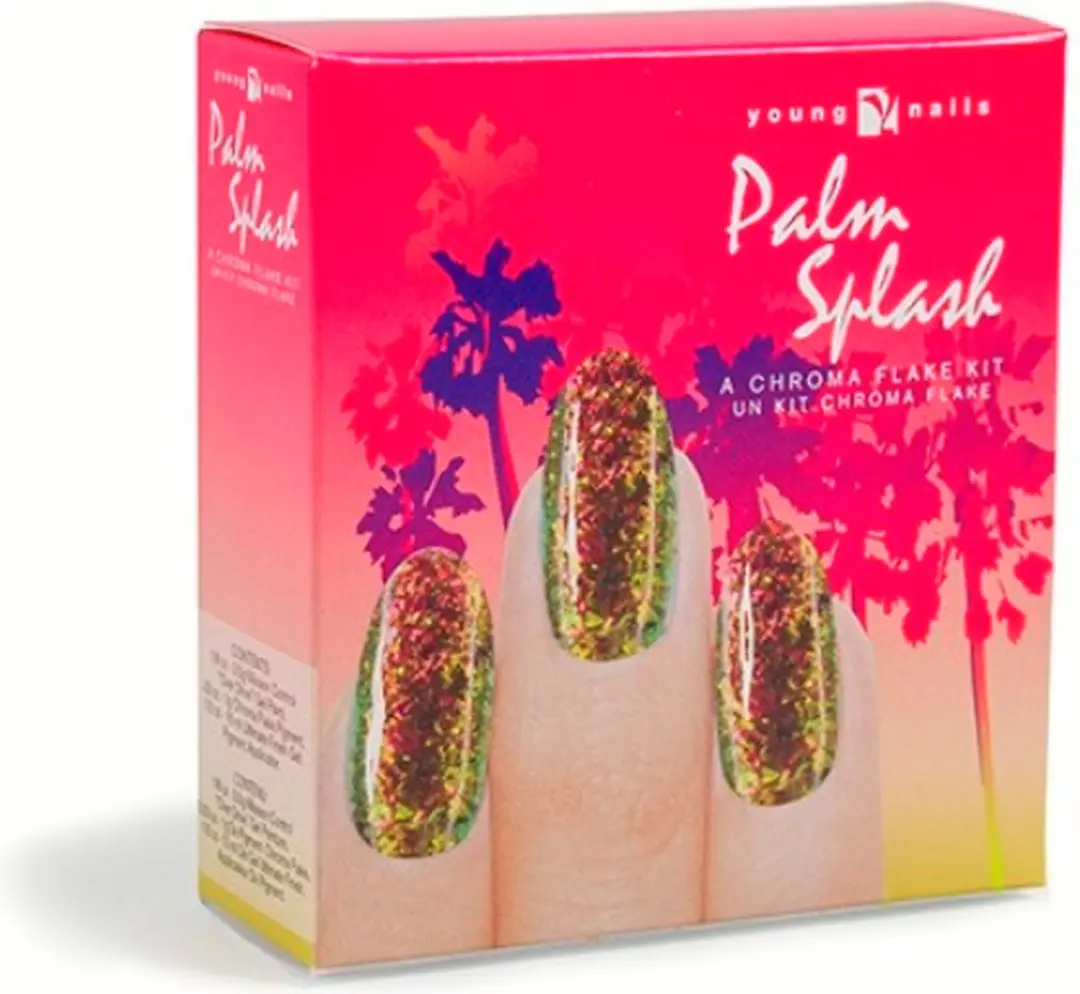 Young Nails Palm Splash Chroma Flake Nail Art Kit