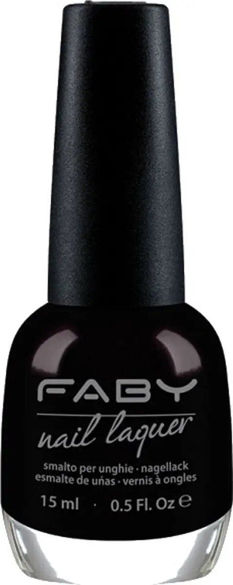 FABY Vegan Nagellak Zwart