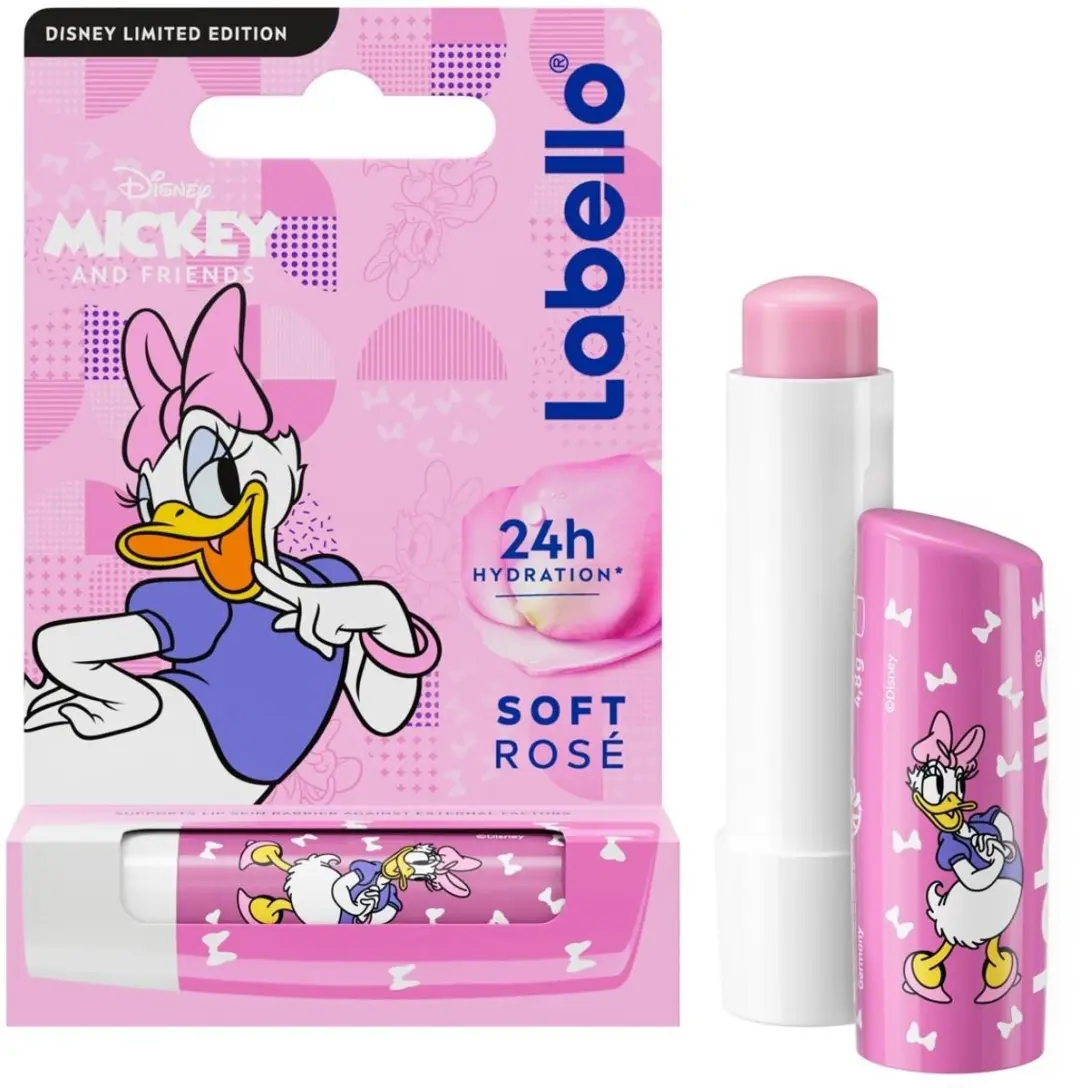 Labello Velvet Rose Disney Daisy Duck Lippenbalsem - 3 Stuks