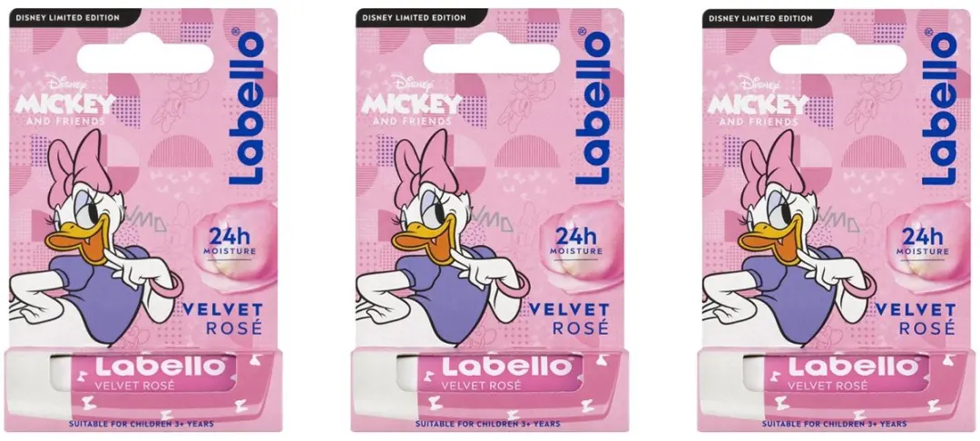 Labello Velvet Rose Disney Daisy Duck Lippenbalsem