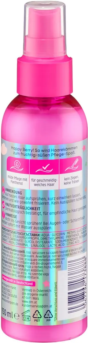 Balea Anti-Klit Spray Happy Berry 150ml