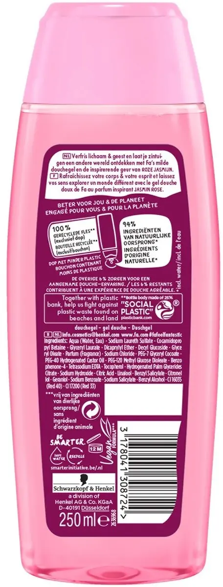 Fa Douchegel Magic Oil Pink Jasmine 250ml