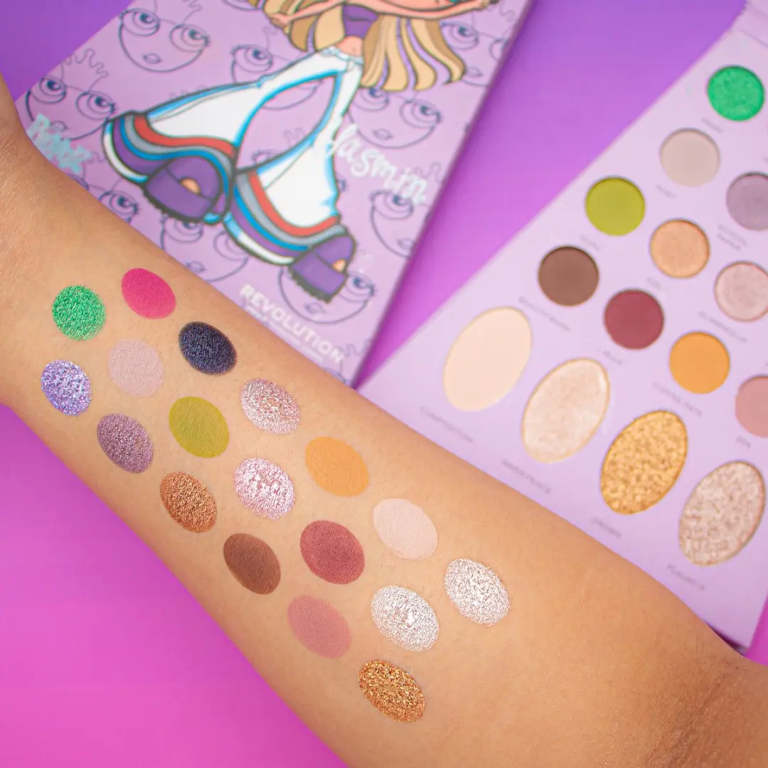 Makeup Revolution x Bratz Yasmin Oogschaduw Palette - 18 Kleuren