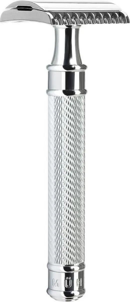Mühle R41 Grande Klassiek Scheermes - Open kam - Zwart