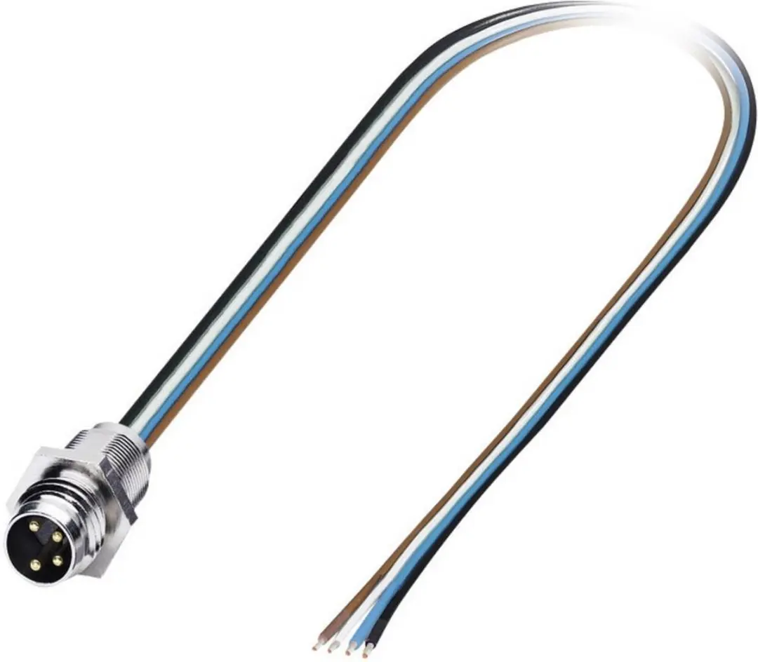 Phoenix Contact 1523450 M12 Steekconnector - 4 Polig - 0,5m