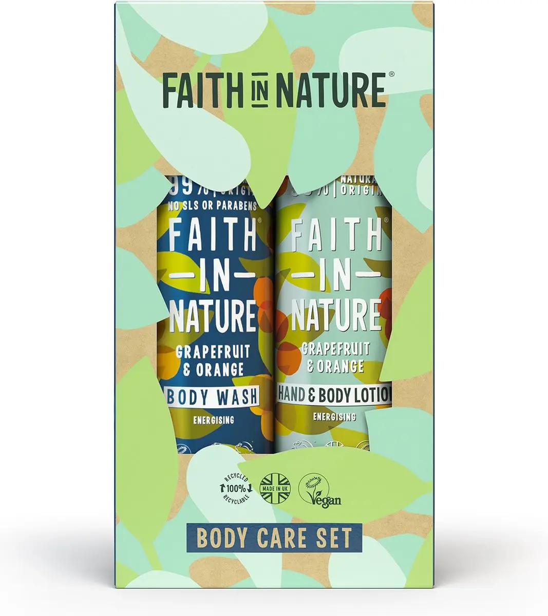 Faith In Nature Geschenkset Body Care Grapefruit & Orange